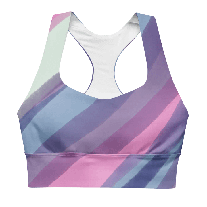 Pastel Rainbow Sports Bra product image (1)