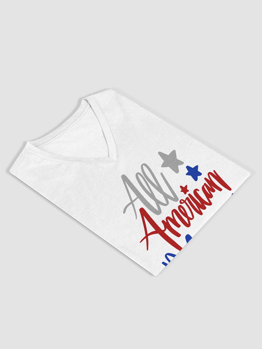 All American Mama Relaxed V-Neck Tee product image (4)