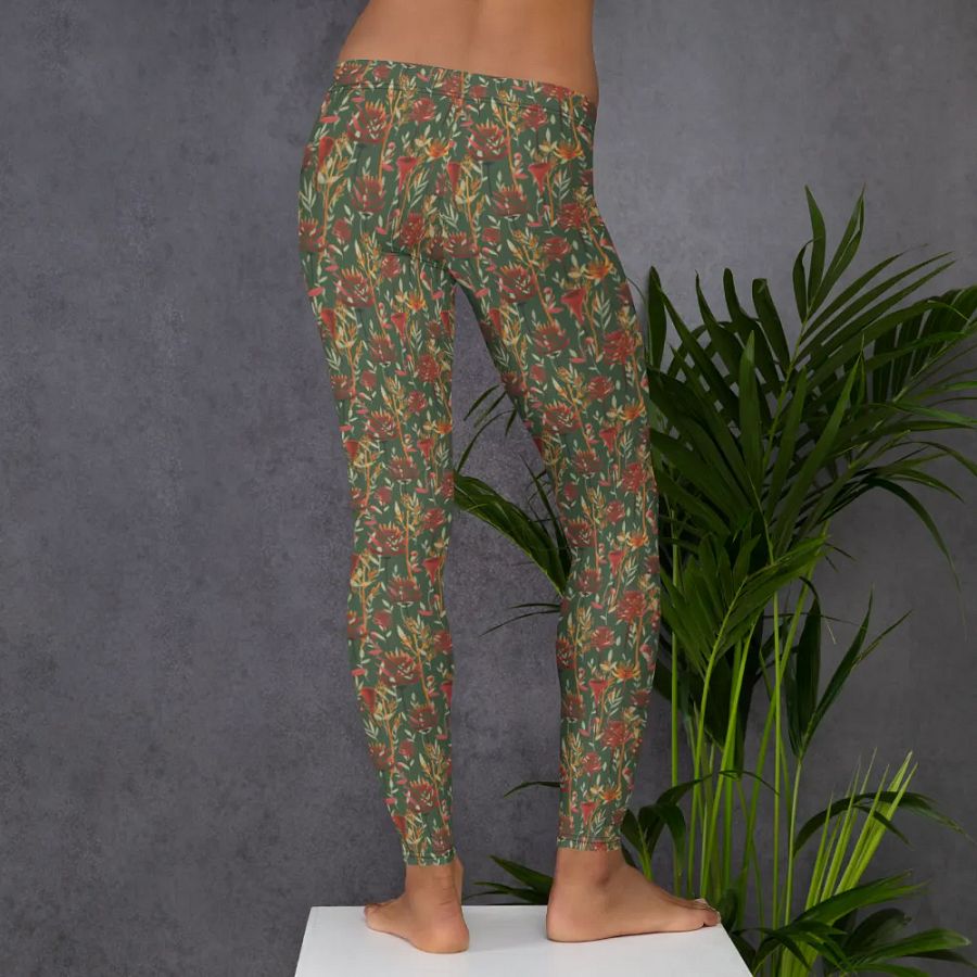 Brown All-Over Print Leggings product image (7)