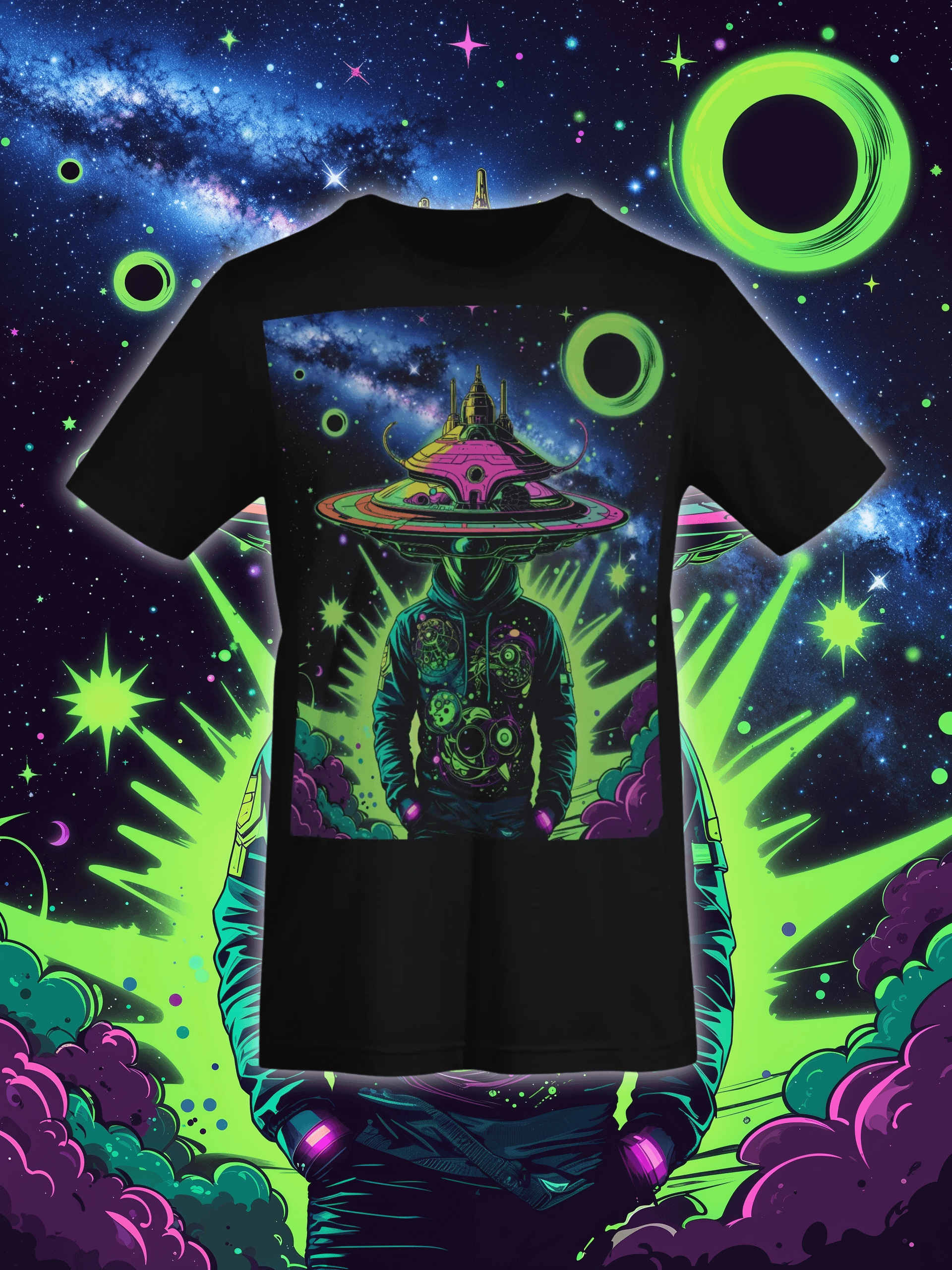 ✨ Beamed Up and Burnt Out – Running on stardust and strong vibes. product image (5)