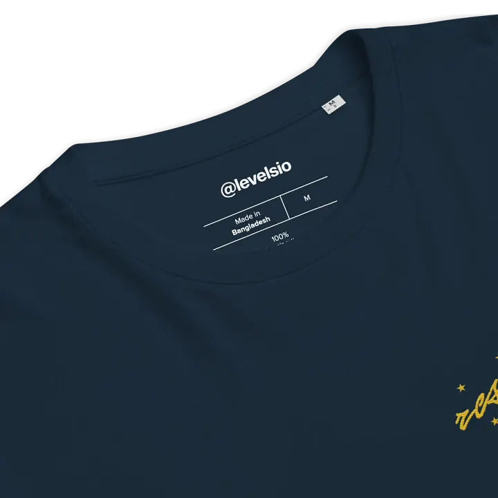 reset europe embroidered t-shirt - 100% organic cotton product image (2)