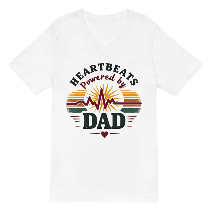 Dad's Heartbeat Sunset T-Shirt product image (2)