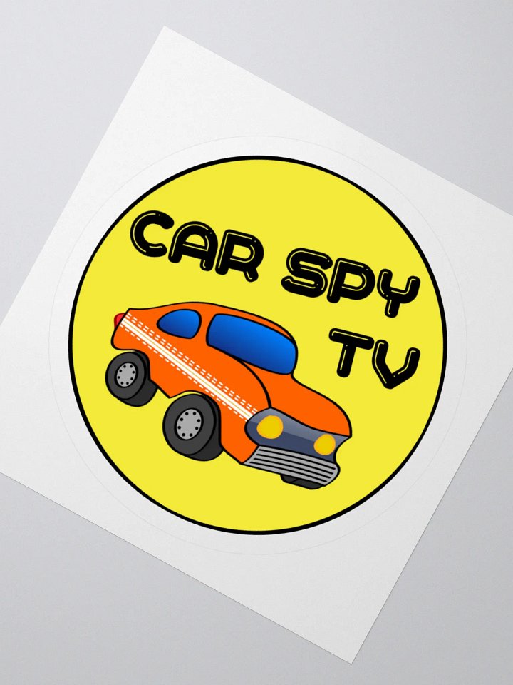 Sticky Sticker: CarSpyTV Logo product image (6)