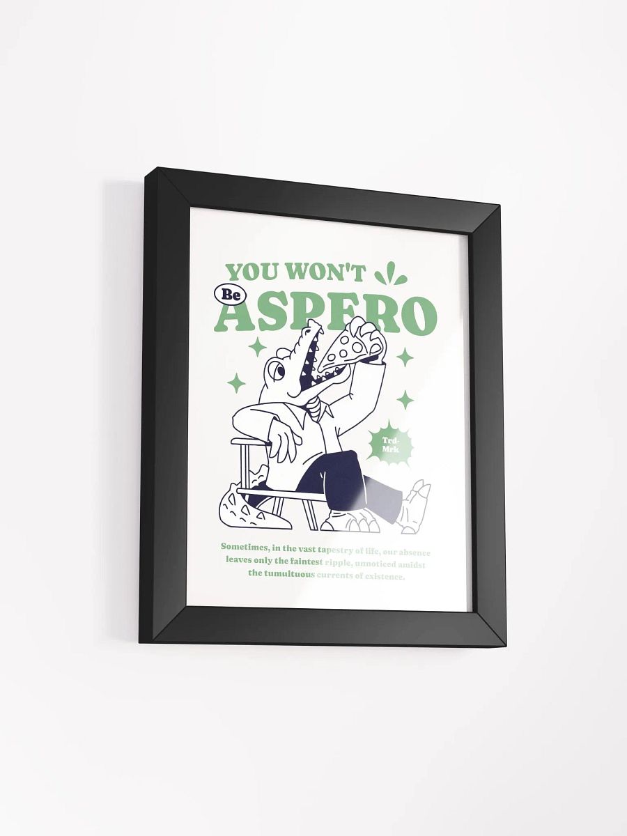 Reclining Crocodile Pizza Party Poster product image (45)