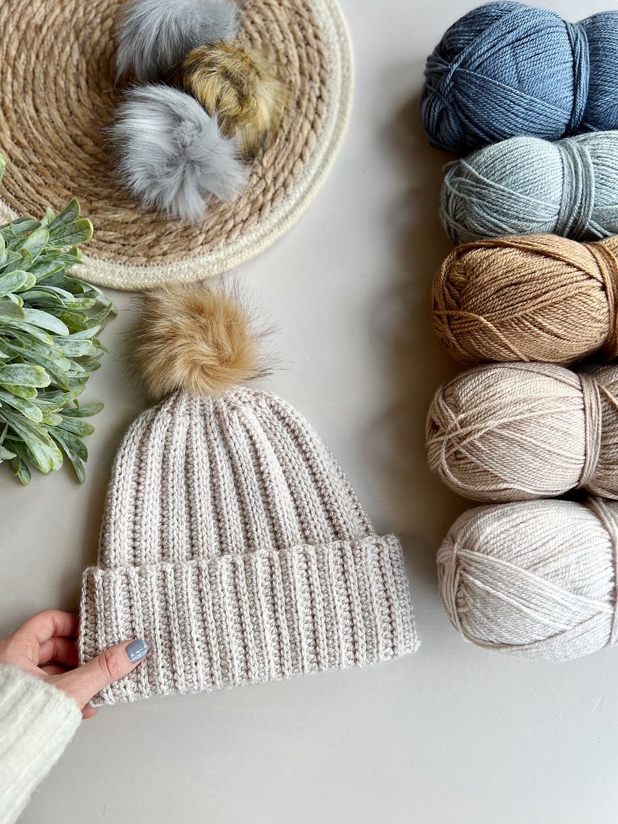 Bingley Easy Crochet Hat Pattern with Ribbed Stitches product image (1)