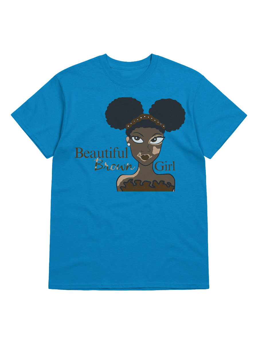 Beautiful Brown Girl Cookies & Cream (Vitiligo) Tee product image (2)