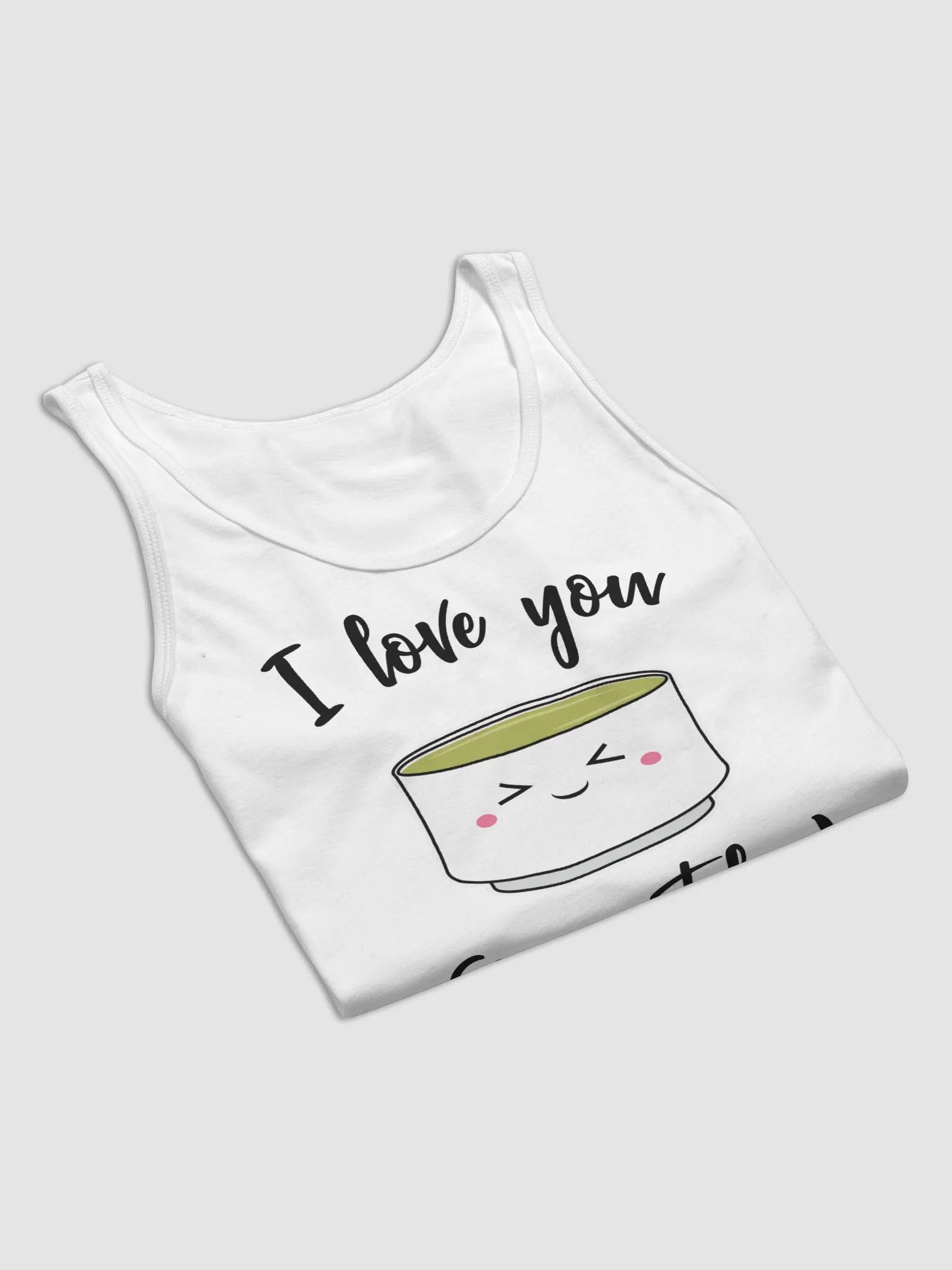 I Love You So Matcha Men/Unisex Tank Top product image (5)
