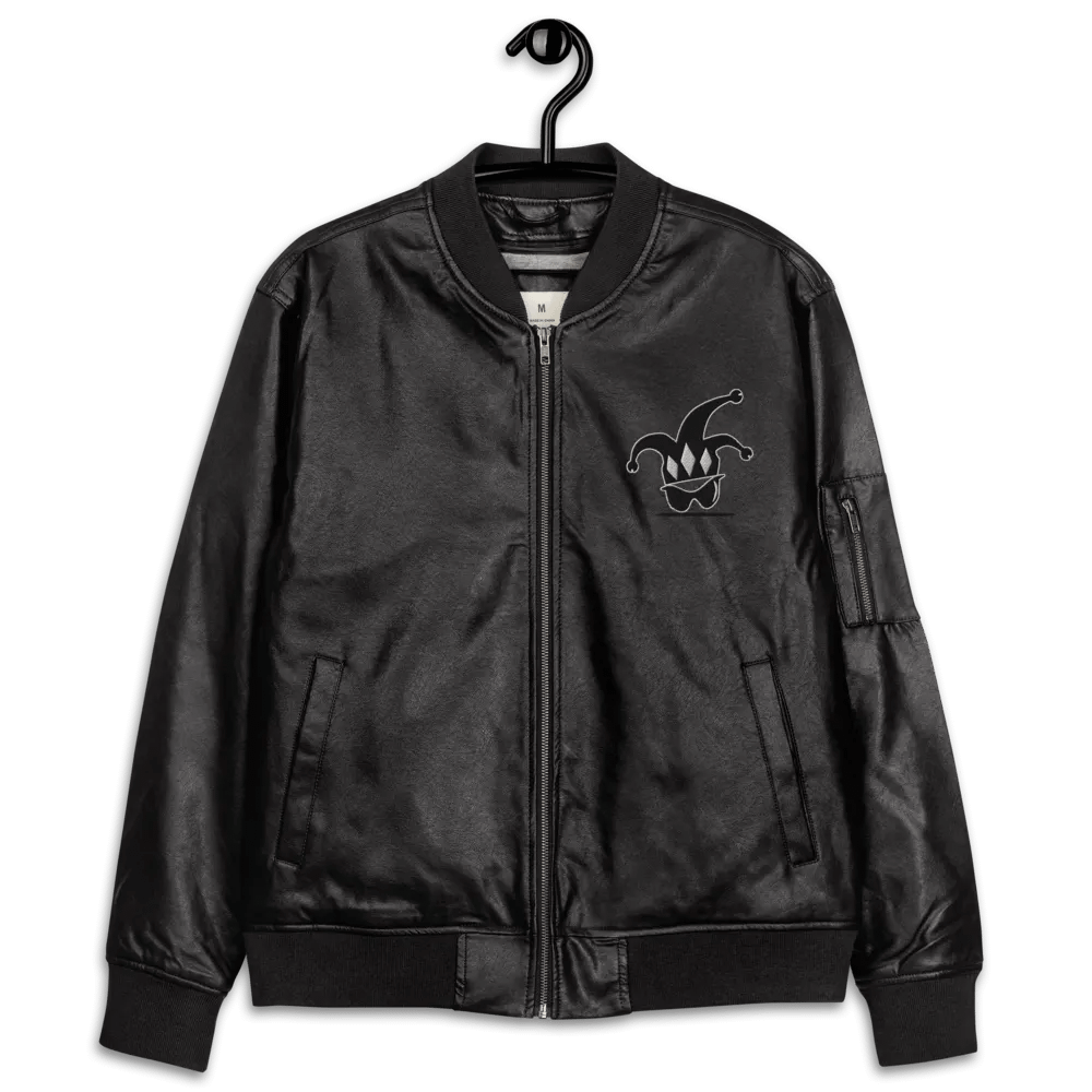 A filthy Habit Faux Leather Bomber product image (12)
