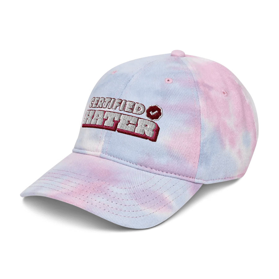 Certified Hater Tie-Dye Dad Hat (Pink) product image (4)
