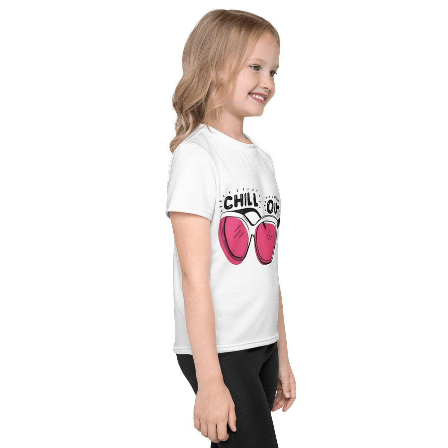Kids Crew Neck T-Shirt Chill Out Graphic product image (4)
