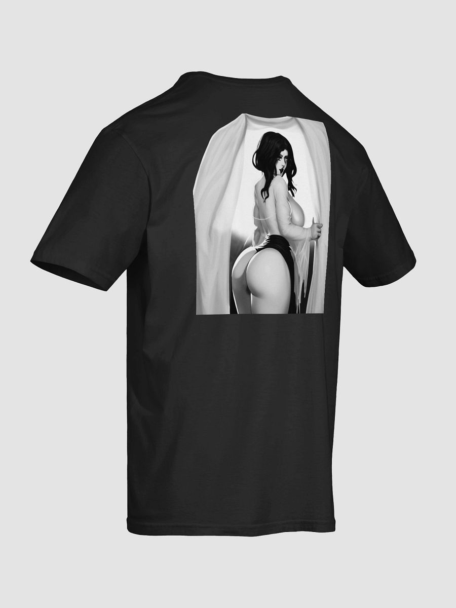 Ethereal Flow Black & White Gildan Unisex Softstyle T-Shirt product image (8)