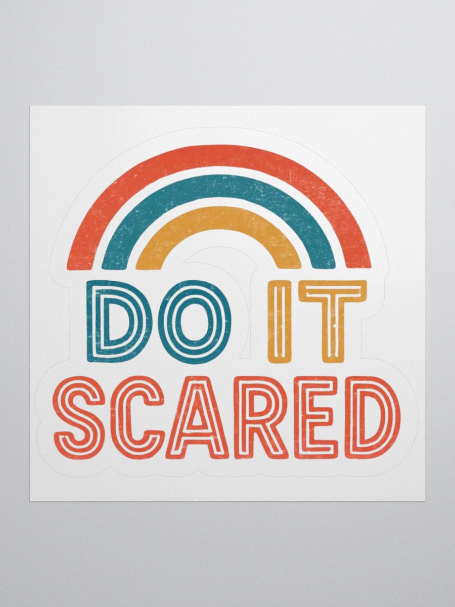Do it Scared Sticker product image (2)