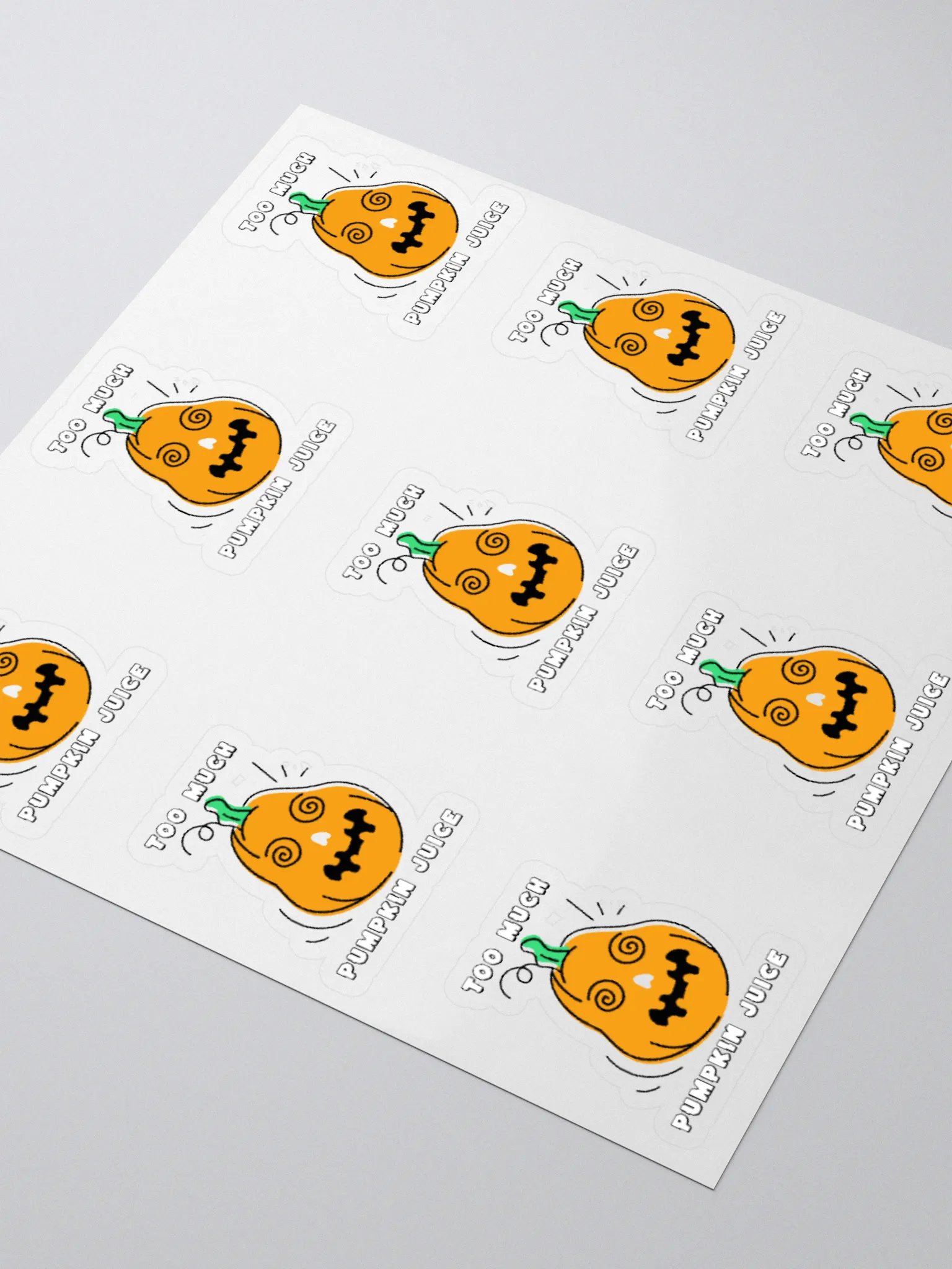 Too Much Pumpkin Juice Sticker Set product image (7)