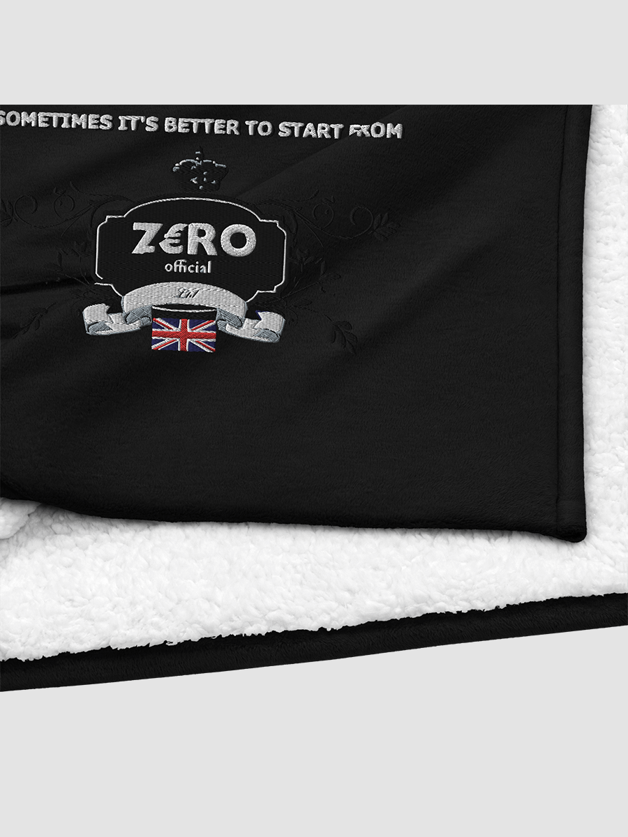 ZERO official - Port Authority Embroidered Premium Sherpa Blanket product image (5)