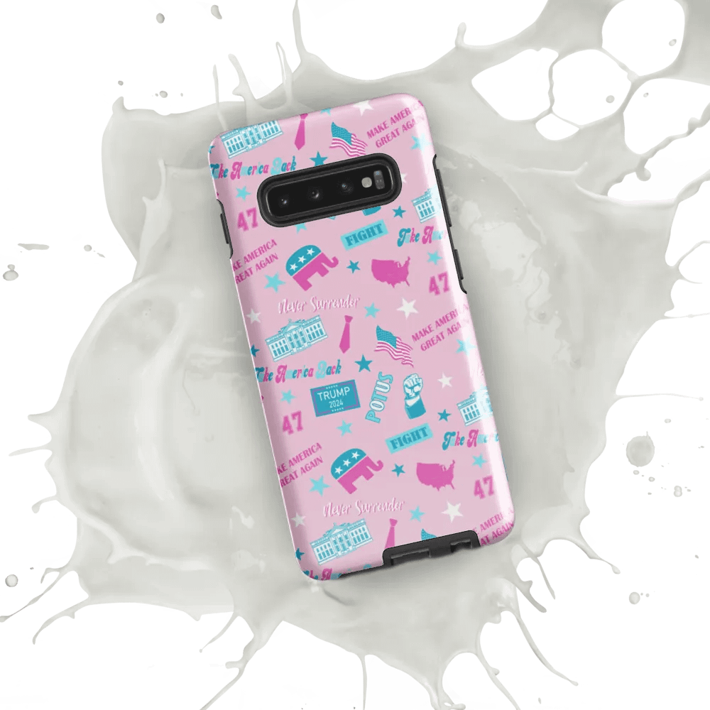 Trump 2024 Election-Themed Patriot Make America Great Again Pink Pattern Phone Case for Samsung product image (54)