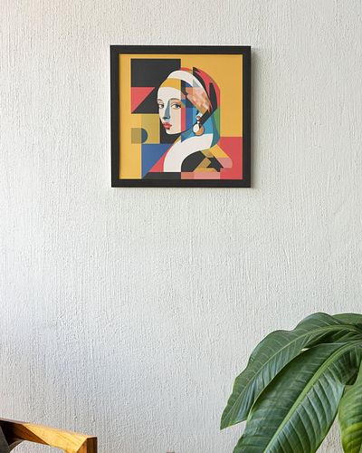 A 21st century girl with a pearl earring👧

#wall #wallart #art #artgallery #poster #digitalart #minimalism #abstract #abstrac...
