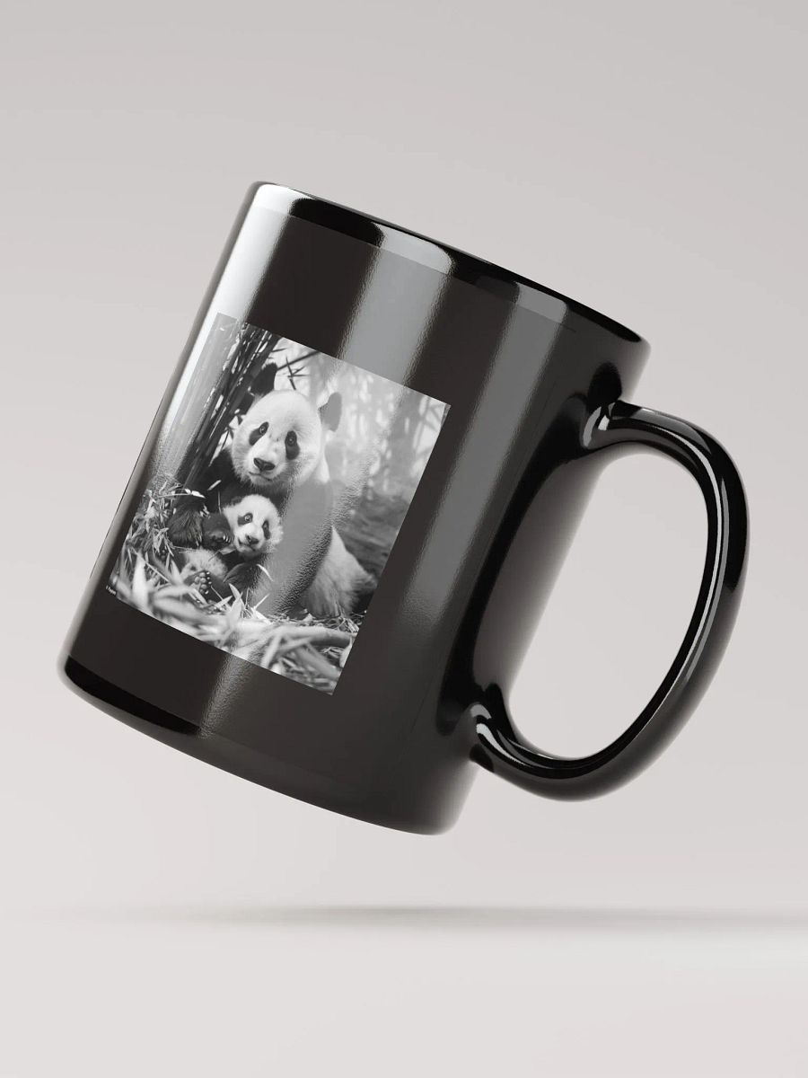 Panda Love Black Glossy Mug Set product image (3)