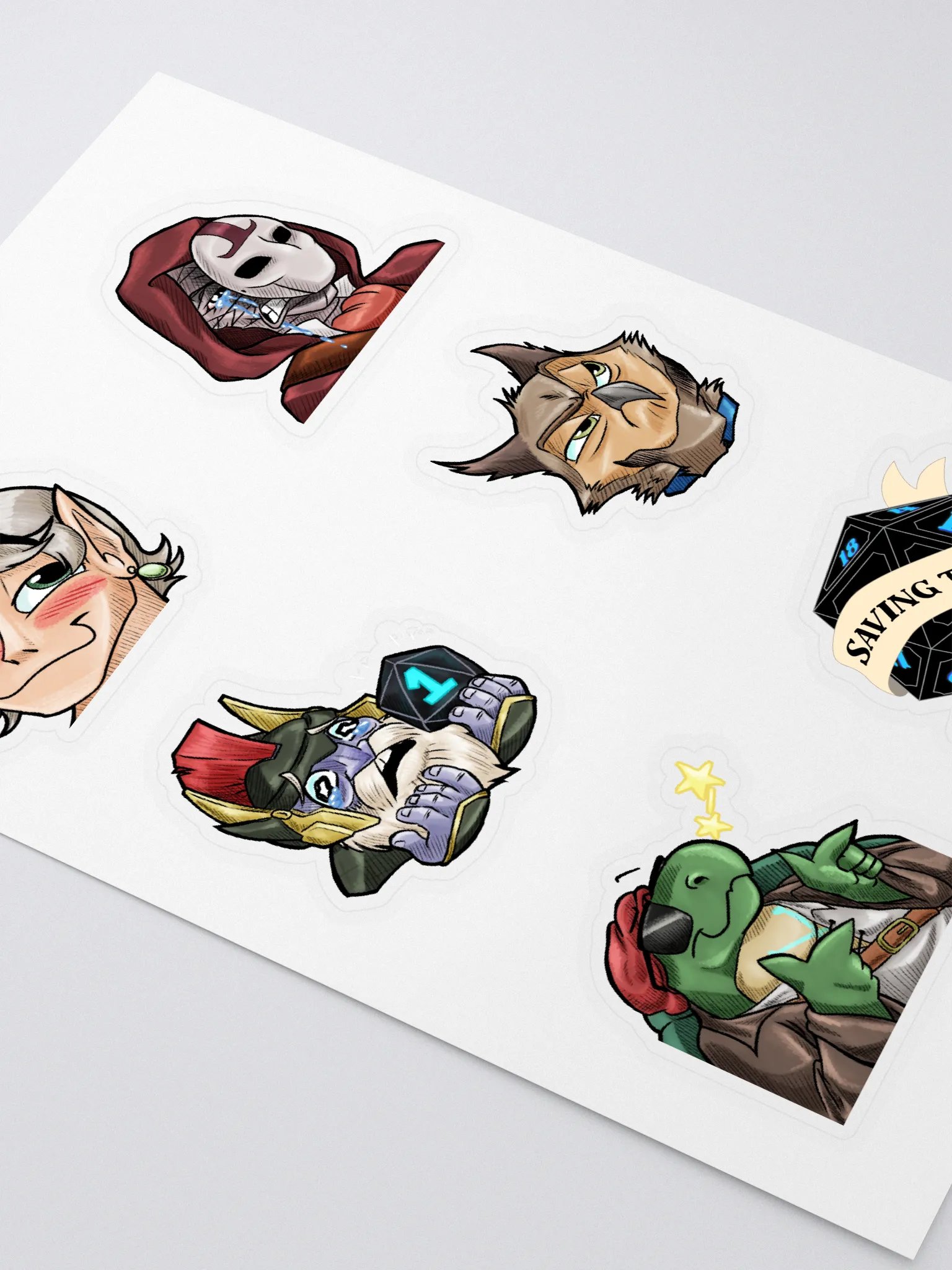 Saving Throw Sticker Sheet product image (2)