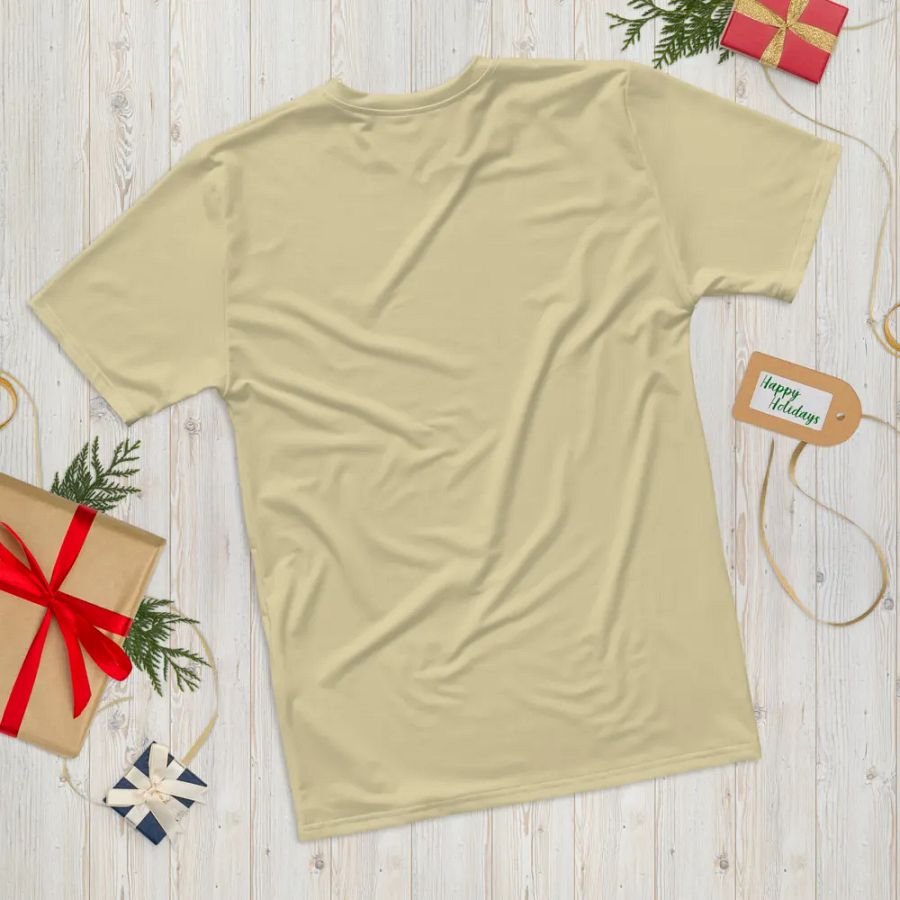 Plain Light Yellow Soft Summer Men's Crewneck Polyester Heavyweight Premium T-Shirt by Treasure Pie product image (12)