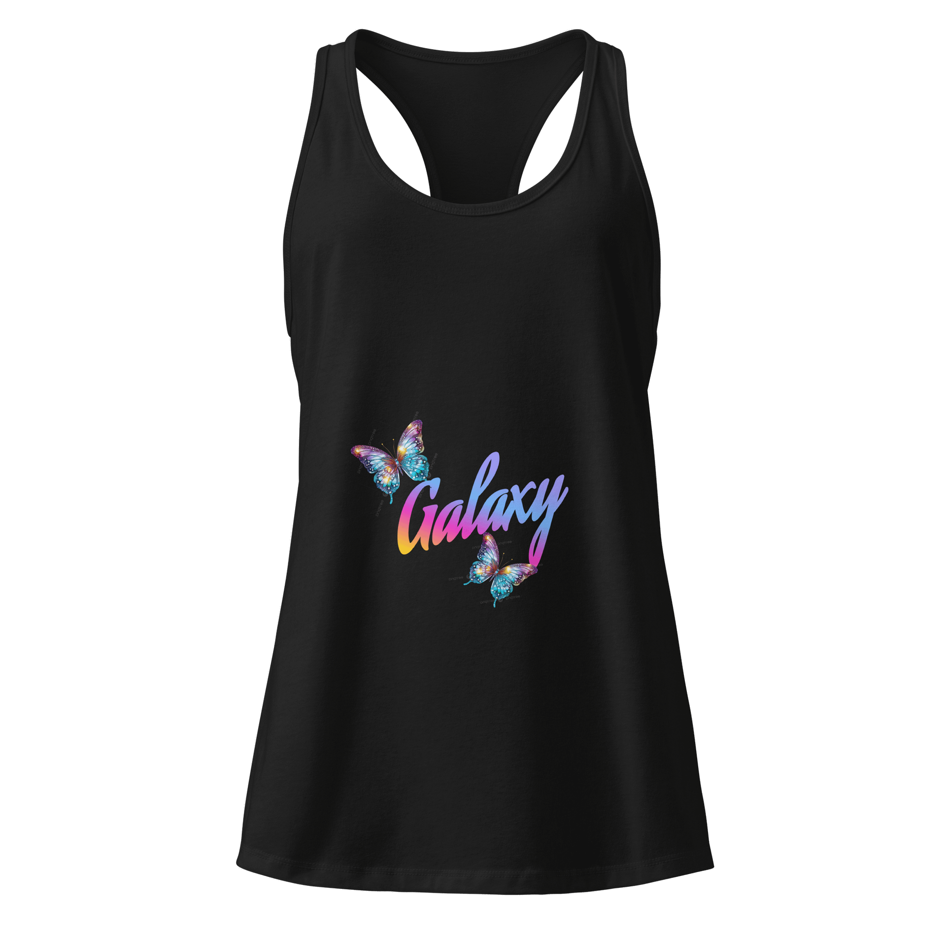 Galaxy's Cosmic Butterfly Racerback Tank product image (1)