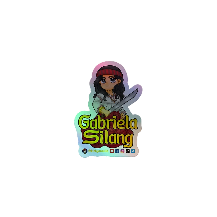 Gabriela Silang Hologram Sticker product image (1)