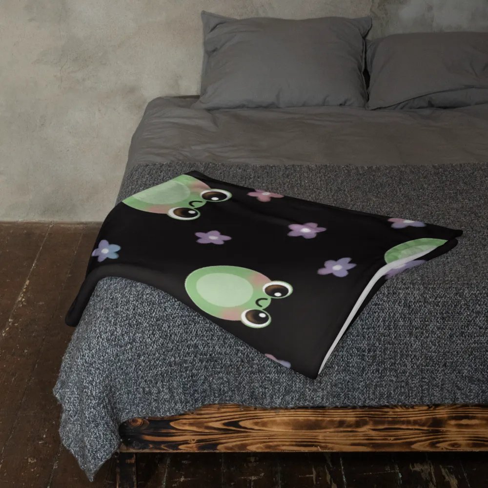 Froggy Throw Blanket product image (23)