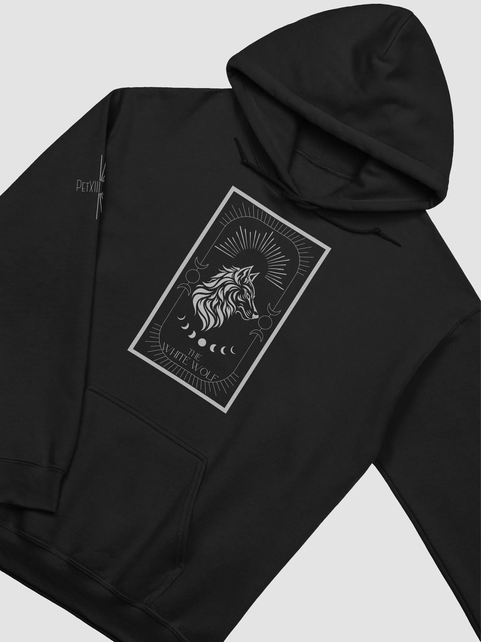 The White Wolf Silver Tarot Hoodie product image (3)