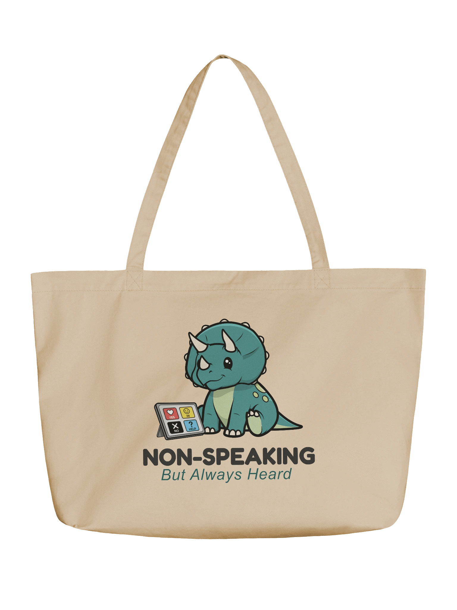 Non-Speaking, But Always Heard - Cotton Tote product image (1)