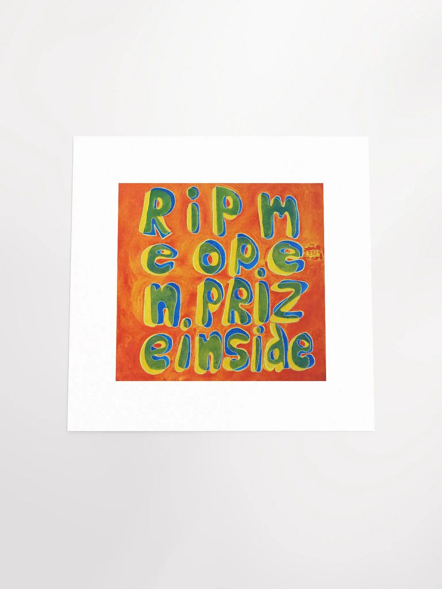 Rip Me Open Prize Inside Print product image (5)