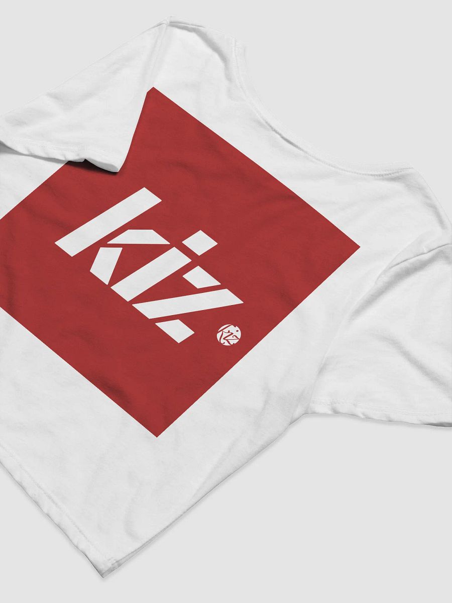 KIZ SAIDA - PREMIUM - CROP TEE - WHITE / RED product image (6)