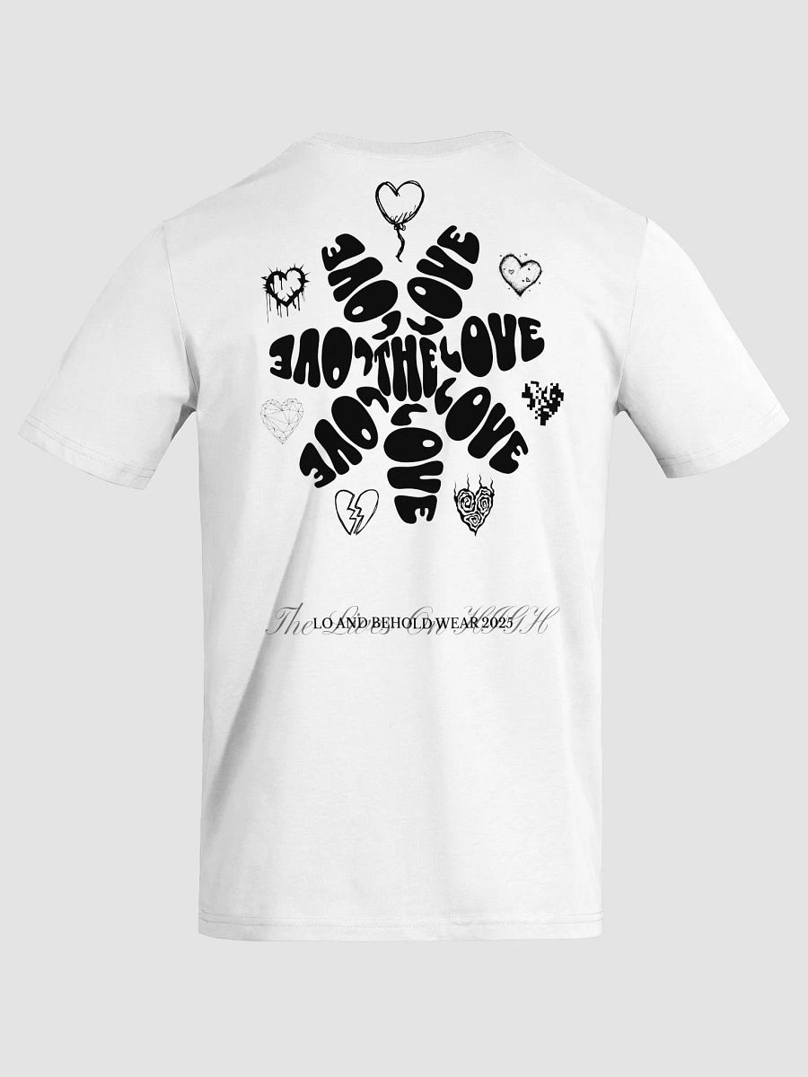 Lord On HIGH | THE LOVE - FLOWER | UNISEX TEE | Black product image (4)