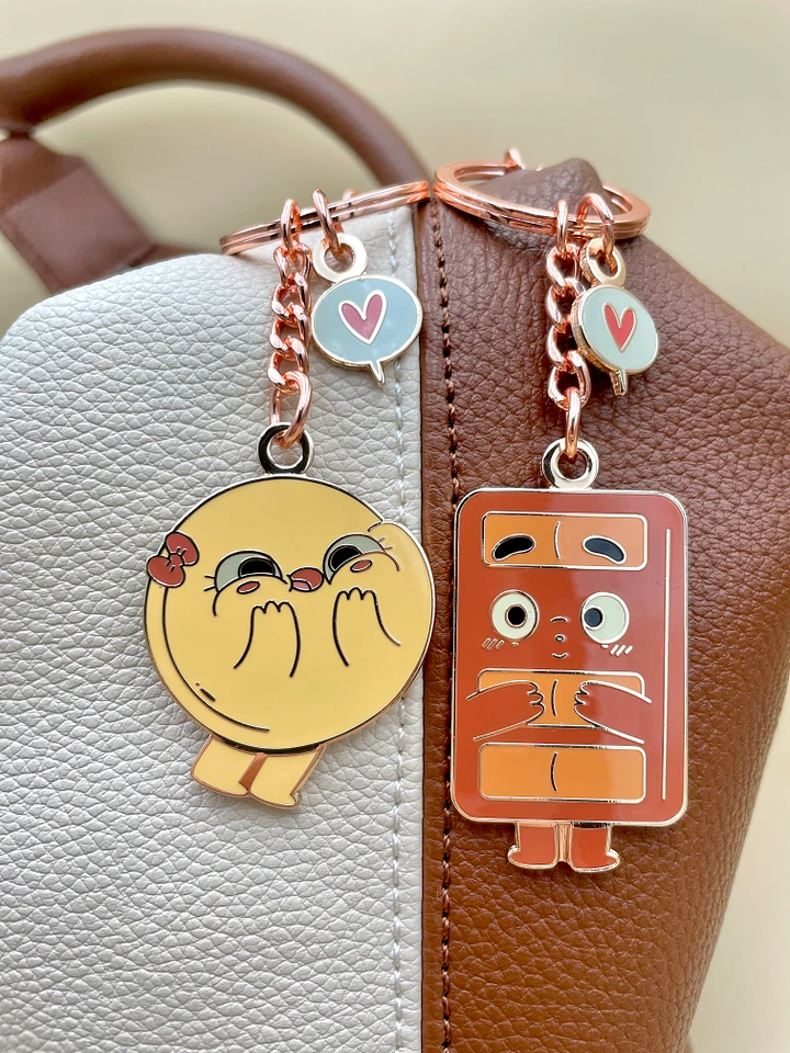 Choco & Pancake |Enamel Keychains product image (1)