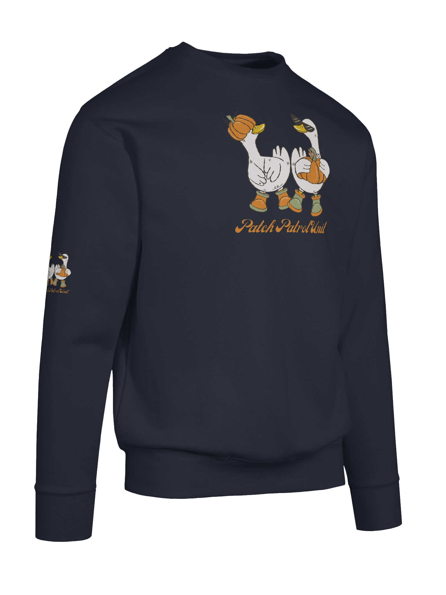 Patch Patrol Unit Pumpkin Duck Graphic Sweatshirt product image (103)