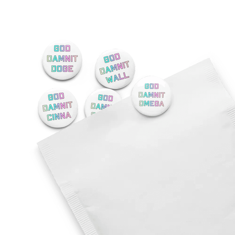 God Damnit Chaos Crew Pins product image (8)