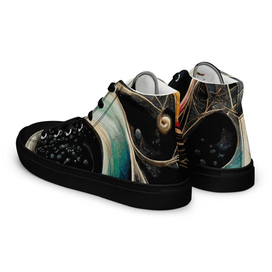 Retro Chic: Handmade Women's High Tops product image (5)