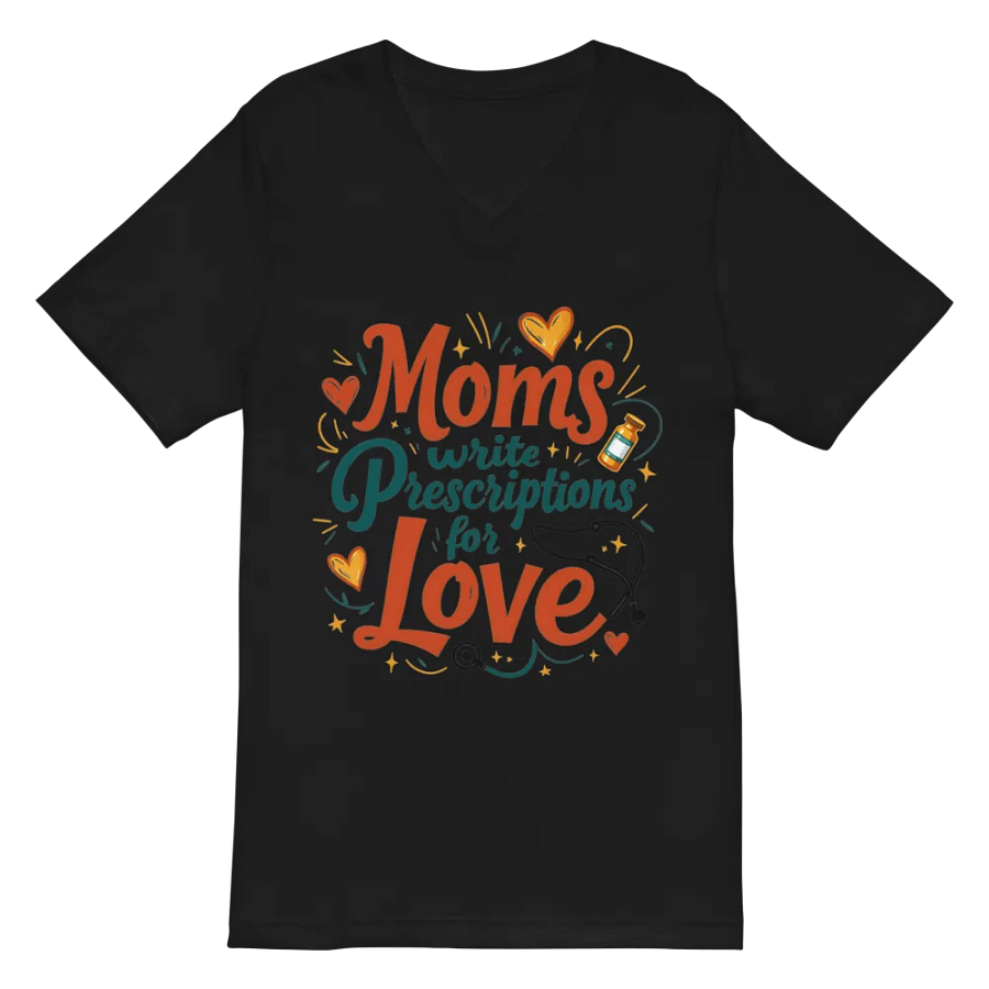 Moms Write Prescription for Love V-Neck Tee product image (3)