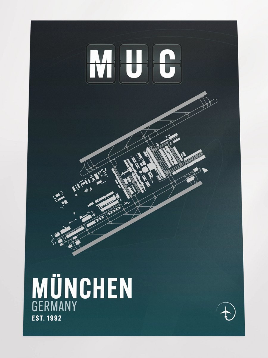 Munich MUC Poster product image (4)