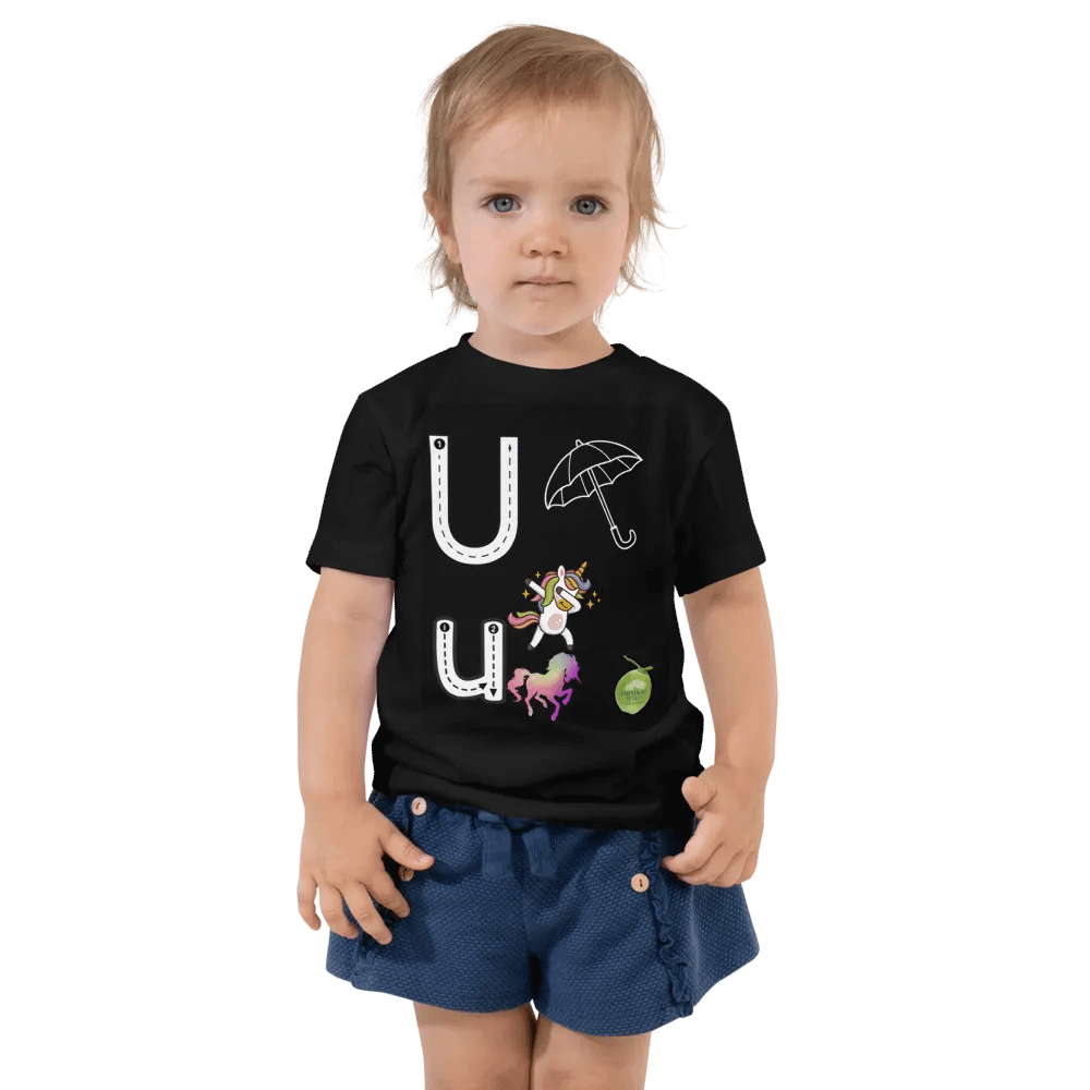 JoBeth Design Black ☔ Uu Toddler T-Shirt👚 product image (2)
