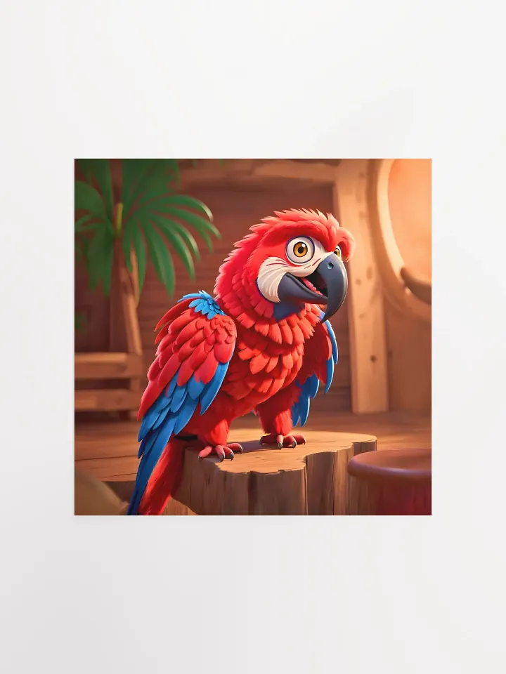 Endangered Species - Mexico - Scarlet Macaw Poster product image (1)