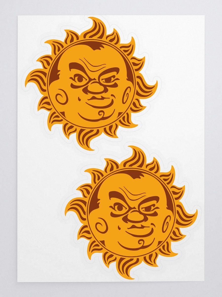 Kiss Cut Sticker Sheet with Background, BigSun, CologLogo product image (1)