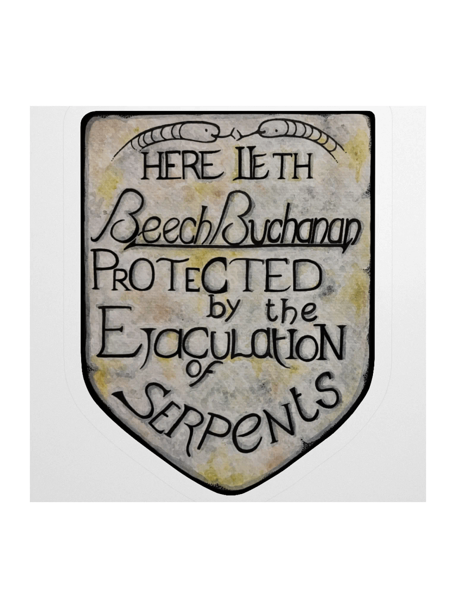 Ejaculation of Serpents sticker product image (1)