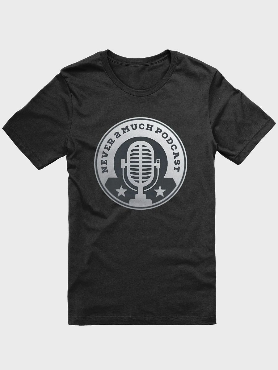 Vintage Mic Never 2 Much Podcast T-Shirt product image (1)