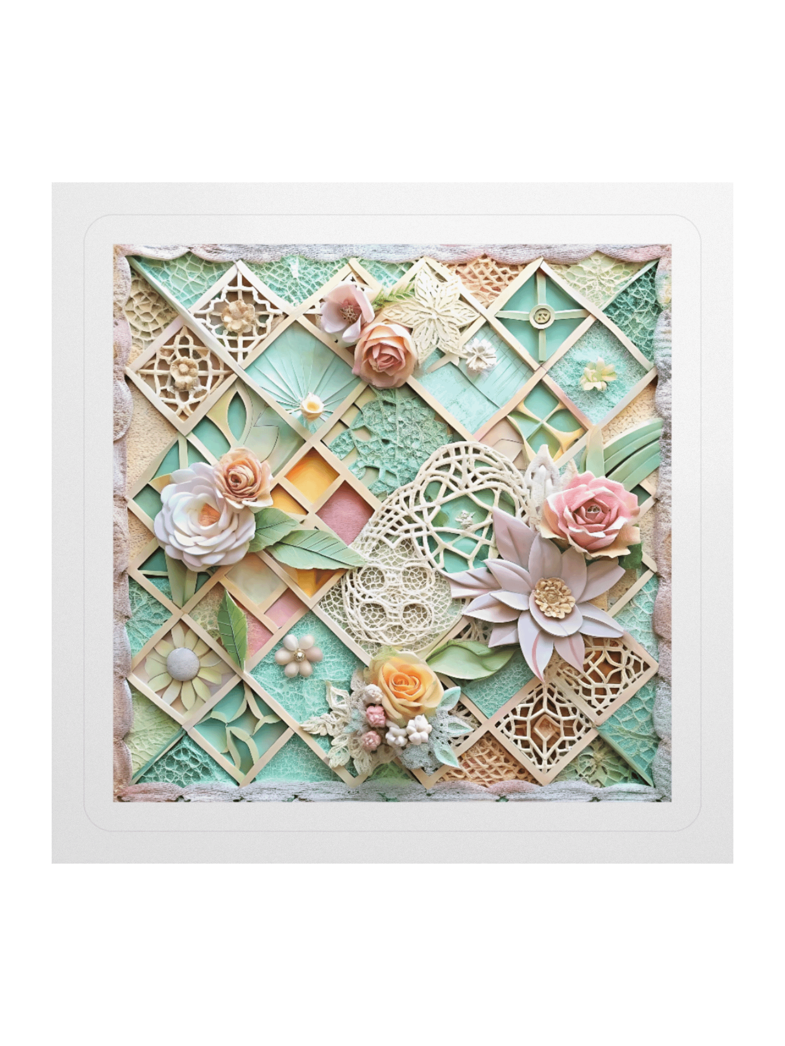 Layered Realms Collage Sticker #1 product image (2)