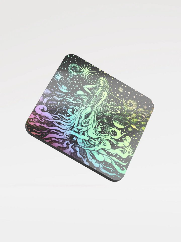 Limited edition Libra Zodiac coaster product image (1)