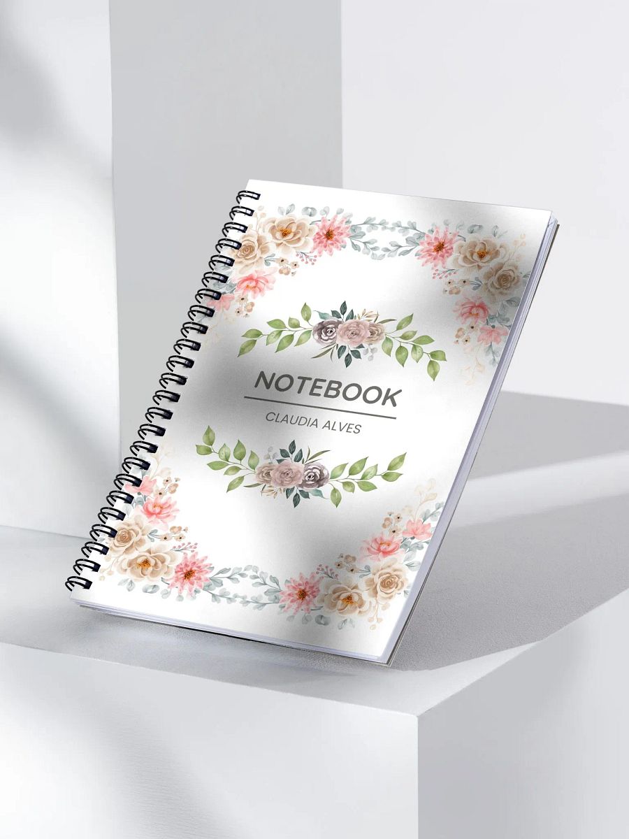 Floral Elegance Spiral Notebook product image (3)