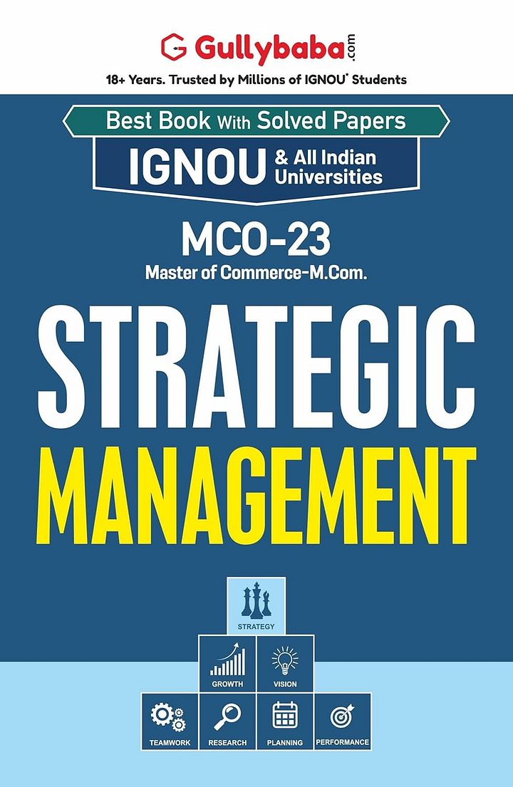 IGNOU MCO-23 Strategic Management product image (1)