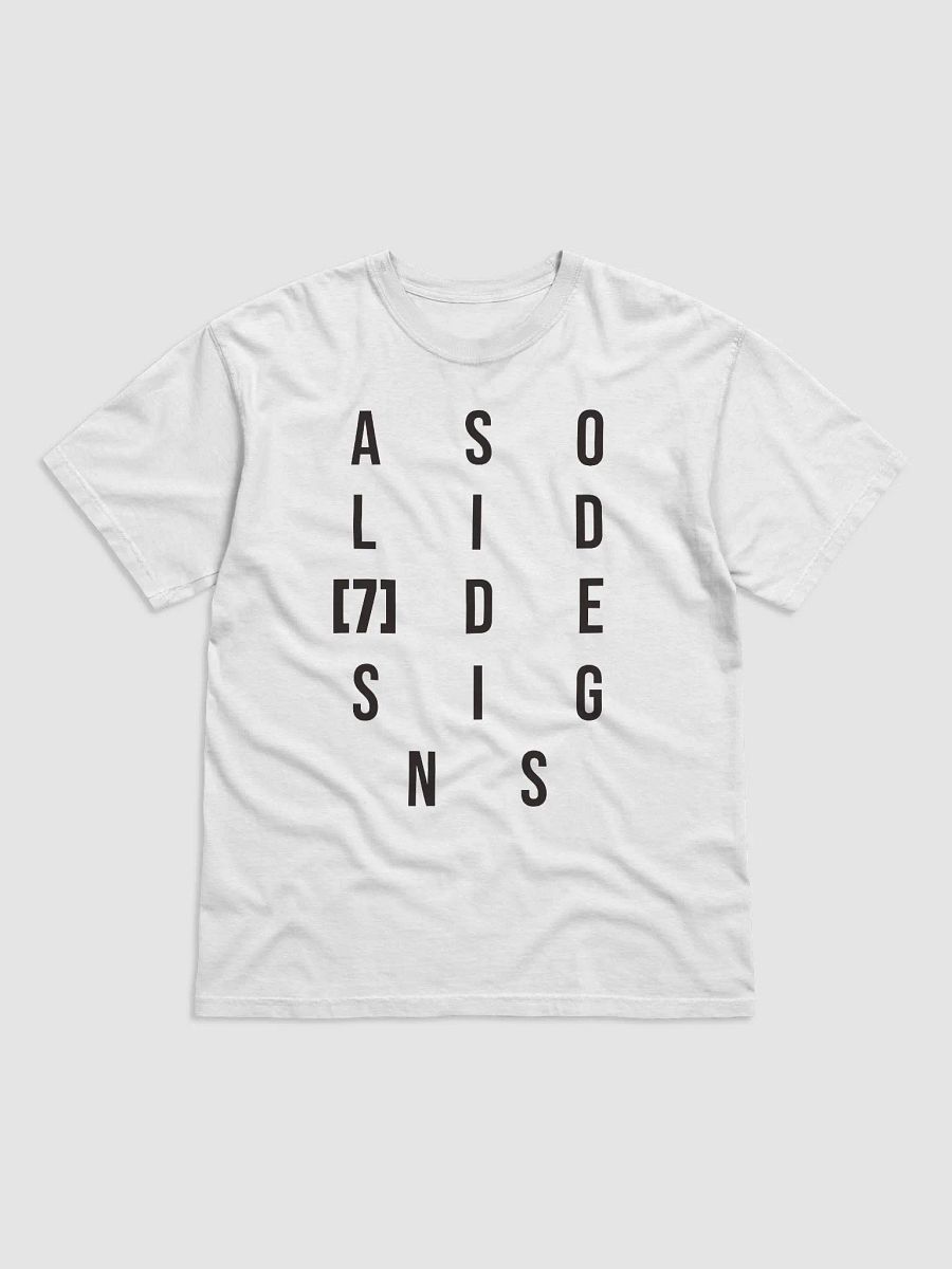 ASolid[7] Designs Comfort Colors Grid Shirt - Black Design product image (2)