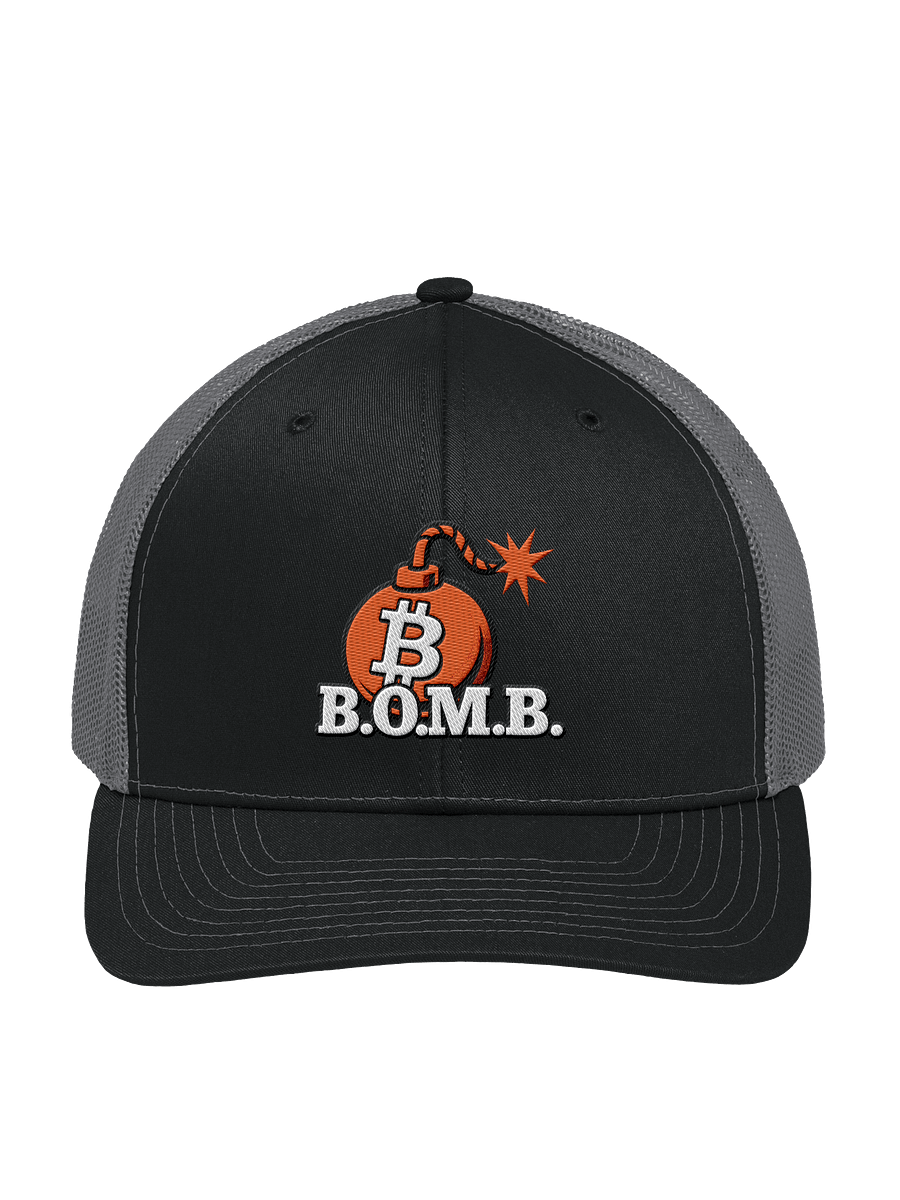 B.O.M.B. Bitcoin On My Brain! Logo Trucker product image (1)
