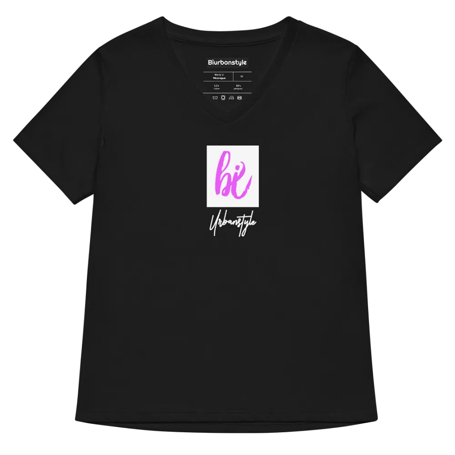 Chic Cursive Hi Women's V-Neck Tee product image (5)