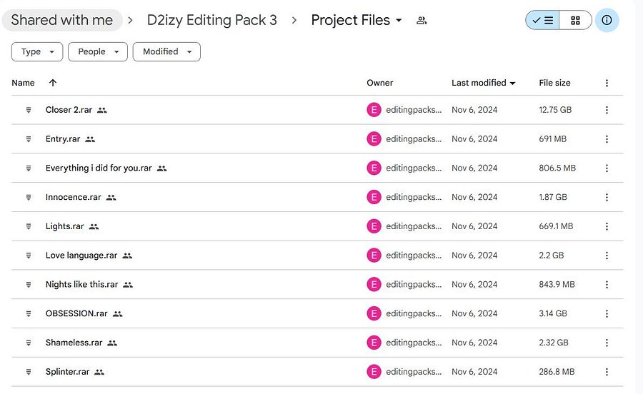 D2 Editing pack 3 product image (3)